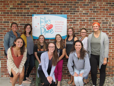 Group photo of Ele's place volunteers.